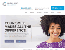 Tablet Screenshot of highlanddg.com